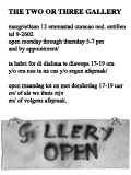 Two or Three Gallery